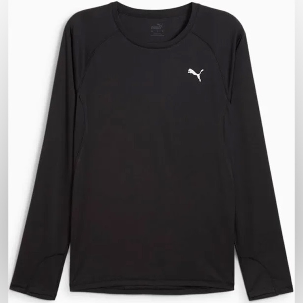 Puma Drycell Black Long Sleeve Running Top